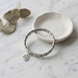 Bracelet à breloques italien tendance en gros, DIY, maillons modulaires simples de 9 mm, en acier inoxydable, pour femmes et jeunes filles, cadeau d'anniversaire - Product Image 4