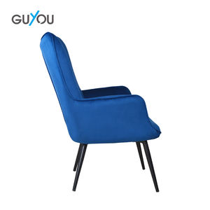 Canapé à <span class=keywords><strong>dossier</strong></span> <span class=keywords><strong>haut</strong></span> en <span class=keywords><strong>velours</strong></span> rembourré direct, ensemble moderne de salon, usine, nouvelle collection <span class=keywords><strong>Chaise</strong></span> d'appoint - Product Image 3