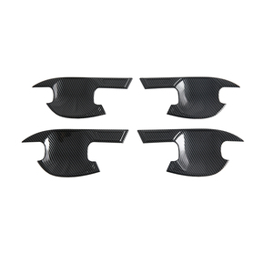 Kit de Decoración Exterior para Auto con Acabado de Fibra de Carbono, Cubiertas para Manijas, Molduras para Espejos, Accesorios para Autos 2021-2024 - Product Image 3