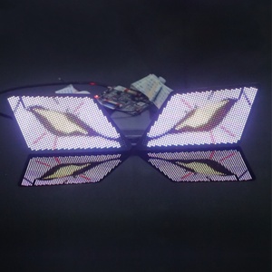 Sanvi Best Seller Fashion 5V 12V Diamond Shape LED Devil Eyes Auto Decoration Light Accessories Conversion Kits Auto Parts - Product Image 4