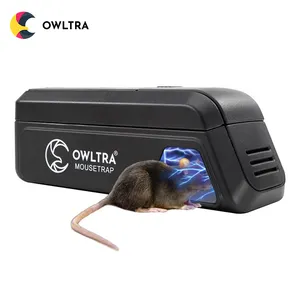 [OWLTRA] Kein Geruch, kein Geräusch sicherer Smart Home recycelbare elektrische Automatik Hochpräzise humane Ratten falle für den Innenbereich