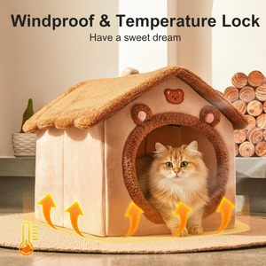 Casa Plegable para Mascotas, Desmontable y Lavable, Cueva para Gatos, Sofá Cama para Perros Extra Pequeños y Gatos Pequeños y Medianos - Product Image 2