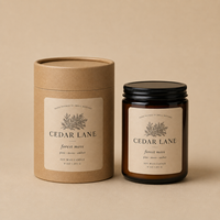 Bougie parfumée en cire de soja classique pour la décoration de la maison, parfum longue durée, boîte cadeau personnalisée, couleur, parfum, logo