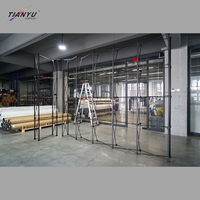 Stand d'exposition de luxe 3x6 pop-up, prêt à l'emploi en 3 minutes, sans assemblage, avec support de bannière incurvé et mur d'affichage pop-up magnétique, fabriqué en Chine