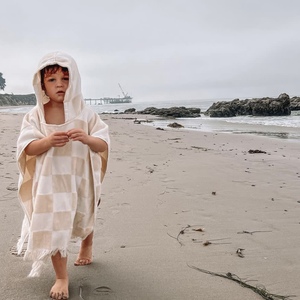 Accappatoio con Cappuccio per Neonati in Spugna Jacquard, <span class=keywords><strong>Poncho</strong></span> da Spiaggia per Bambini - Product Image 4