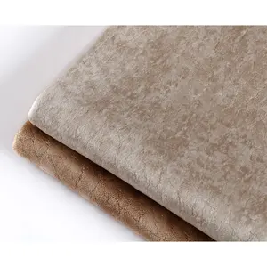 Microfibre 100% Polyester Home Deco Màu Xám In Hà Lan Nhung Bọc Sofa Vải Nhung Hiện Đại In Với Lông Cừu Ủng Hộ