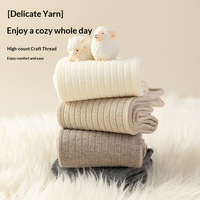 Chaussettes rayées mi-mollet en viscose épaisses et chaudes pour femme, idéales pour la maison et la période post-partum - Fengmei