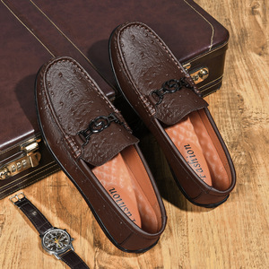 Offerta Speciale: <span class=keywords><strong>Scarpe</strong></span> da Guida Casual da <span class=keywords><strong>Uomo</strong></span> in Vera Pelle di Vacchetta di Prima Qualità, Slip-On - Product Image 2