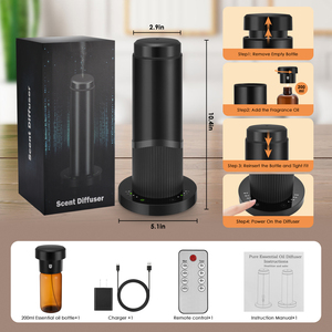 200ML Waterless Silent Aroma 360 <strong>Diffuser</strong> Wholesale Hotel Scent <strong>Oil</strong> <strong>Diffuser</strong> Machine Tower <strong>Nebulizer</strong> <strong>Essential</strong> <strong>Oil</strong> <strong>Diffusers</strong> - Product Image 6