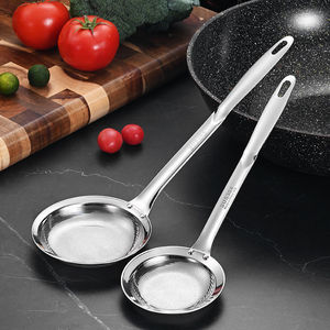 304 Stainless Steel Oil Strainer Multifunctional Skimmer <b>For</b> Kitchen Oil Filtering And <b>Foam</b> Removal - Product Image 1