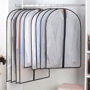 Clear Hanging PEVA <b>Garment</b> <b>Cover</b> Lightweight <b>Breathable</b> with Full Zipper Dust Proof Gown Bag - Product Image 3