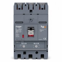 Disjoncteur à boîtier moulé H3+ P160M AC MCCB 3P 4P 100A 50kA à déclenchement réglable, certifié CE & CB IEC 60947-2