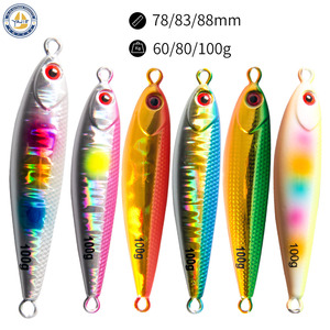 Señuelo de jigging de 100g para pesca en el fondo, ideal para lubina, lances largos, uso en agua dulce - Product Image 2