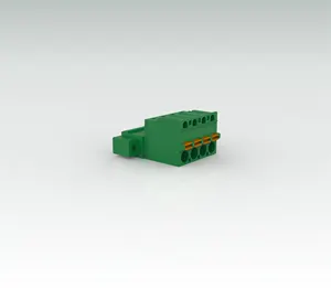 M2.5 אום פליז 5.0 5.08 מ""מ ניתן לתקע מחבר PCB בלוק מסוף לחלוקת כלי מכונות