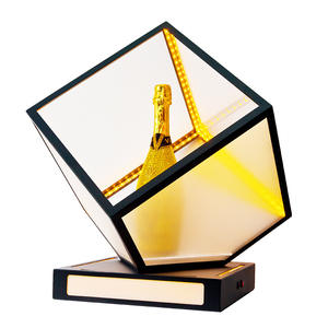 Présentoir à <span class=keywords><strong>champagne</strong></span> en acier inoxydable RICHSHINING avec base lumineuse LED Hennes pour boîte de nuit et DJ - Product Image 2