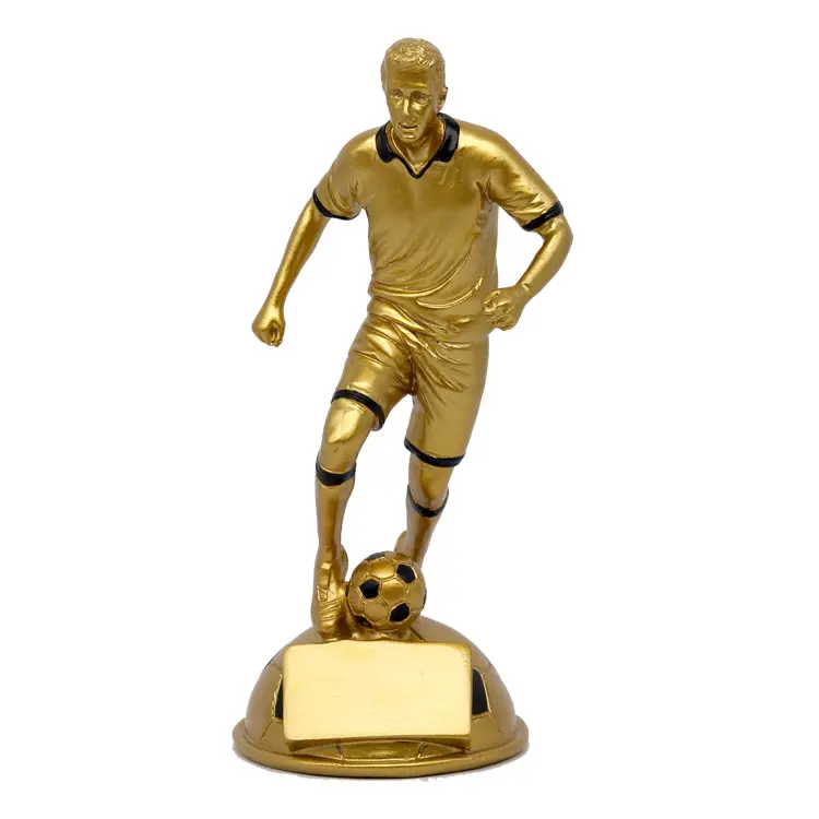 Trophée de football présentoir en résine figurine trophée de football