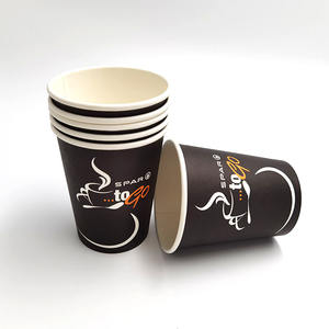 Gobelet en papier à mur unique <span class=keywords><strong>Kingwin</strong></span> 8oz/12oz/16oz, tasse à café en papier jetable avec couvercle et manchon - Product Image 5