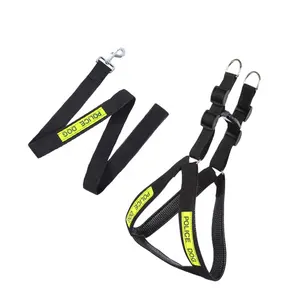 Y Shaped Pet Dog Collar and Rope Leash Harness 2 in 1 Set Dog Lift Harness Full Body Support