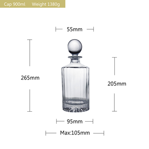 <span class=keywords><strong>Carafe</strong></span> à whisky et vin en cristal transparent sans plomb Dragonfly Premium, fabrication mécanique moderne, 900 ml, pour <span class=keywords><strong>a</strong></span>érer l'<span class=keywords><strong>alcool</strong></span> - Product Image 5