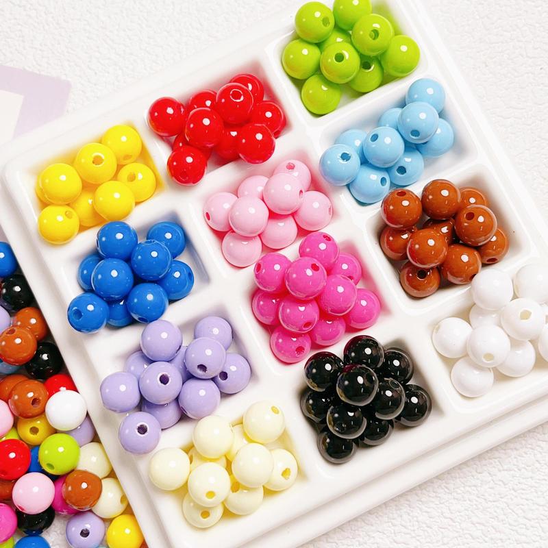 8mm Mixed Color Round Beads Diy