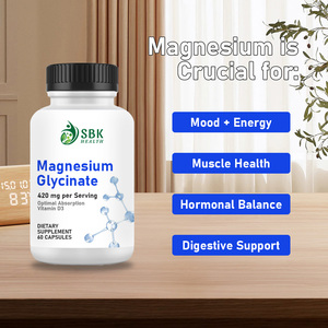 Private Label Magnesium Glycinate Capsules with Magnesium Balance Muscle Helps <b>your</b> Body and Good in Stress Relief Health - Product Image 5