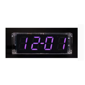 Kit de Producción de Reloj Digital de Siete Colores, Piezas Sueltas Electrónicas para DIY, Reloj Despertador con Tubo LED Digital, Soldadura con Microcontrolador 51 - Product Image 1