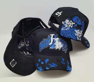 Cappello da Baseball OEM/ODM G5 di Qualità, Modello Project 001 a 5 Pannelli con Ricamo, Cappelli in Camoscio Stile Wizard per Uomo - Product Image 5