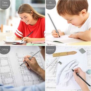 Nuevo Lápiz Metálico Personalizable con Logotipo, Borrable, Eterno, Punta Duradera, Sin Tinta, de Aluminio - Product Image 5