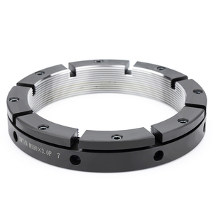 Giá bán buôn giảm giá 42crmo Oxit Đen tráng N loạt khóa Nut cho các thành phần gia công CNC - Product Image 1