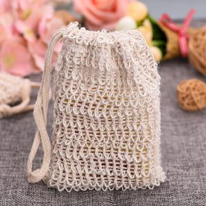 Bolsa de Jabón de Sisal Natural con Cordón, Malla Orgánica Ecológica, Accesorio de Baño - Product Image 4