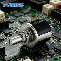 Potenciómetro Multivuelta de Hilo Enrollado BONENS 534 1K 2K 5K 10K 20K 50K 100K, Tolerancia 5%, 2W, Resistencia Ajustable de 10 Voltas
