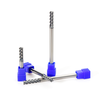 Fraise à queue plate en carbure revêtu HRC55GM, outils de coupe CNC, support personnalisé ODM/OEM