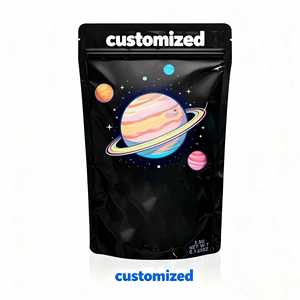 Custom Design Foil Stand up sacchetto con cerniera per cibo Mylar borse all'ingrosso personalizzato - Product Image 3