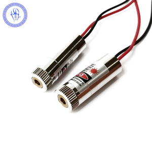 โฟกัส Red Dot Generator โมดูลเลเซอร์ไดโอดเลเซอร์ 650nm 5mW 5V เลเซอร์การจัดตำแหน่ง - Product Image 1