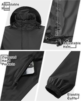 Veste de pluie légère et imperméable pour hommes avec manteau extérieur de style doudoune pour la randonnée, le golf et le voyage