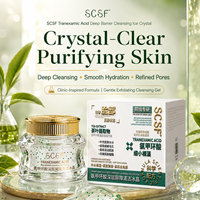 Gel nettoyant à l'acide tranexamique, nettoie les pores, élimine les points noirs, démaquille, resserre les pores et lisse la peau, nettoyant visage