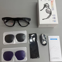 Lentes Inteligentes con IA y Doble Lente Óptica, Traducción en Tiempo Real, Reproducción de Música, Llamadas por Bluetooth, Cámara de Alta Resolución con Wifi, G2
