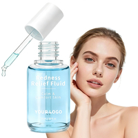 Ampoules de sérum booster pour la peau au collagène hydrolysé HA, apaisant et calmant, réduit les rougeurs pour les peaux sensibles, essence pour le visage