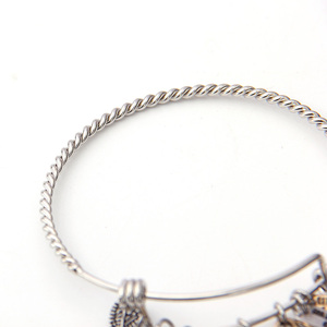 V & R Alex y Ani pulseras de joyería libélula corazón redondo cuadrado antiguo oro rodio pulsera de plata - Product Image 2