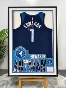 Cornice Personalizzata di Alta Qualità per Maglie di Calciatori e Giocatori di Basket, Prodotto Finito con <span class=keywords><strong>Foto</strong></span> e Firma Stampata - Product Image 3