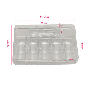 Kunden spezifische hochwertige transparente Kunststoff-Blister-Verpackungs schale für Medizin fläschchen - Product Image 6