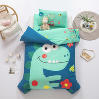 Nouveau concepteur ensembles de literie 100% coton enfants drap de lit dessin animé ensembles de literie école maternelle mignon 3 pièces/6 pièces bébé ensemble de literie