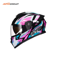 Nouveau casque de moto intégral modulable ABS certifié DOT à double visière Baige BY-558 Accessoires de conduite