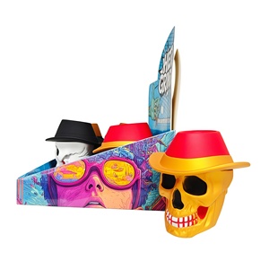 Nuevo y Exclusivo Molinillo de Hierbas, Tabaco y Especias de Metal con Diseño de Calavera, 63mm, 4 Capas, Aleación de Zinc, Accesorios para Fumar - Product Image 5