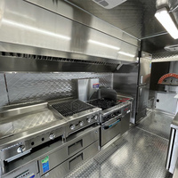 2025 nouveau camion de nourriture de conception avec la cuisine complète équipée café Pizza remorques de nourriture chariot de crème glacée remorque de nourriture pour les états-unis