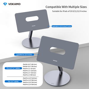 360 supporto magnetico pieghevole rotante supporto Tablet Stand Desktop per <span class=keywords><strong>Ipad</strong></span> per <span class=keywords><strong>iPad</strong></span> Pro 11 pollici 12.9 pollici <span class=keywords><strong>iPad</strong></span> Pro 13 pollici - Product Image 6