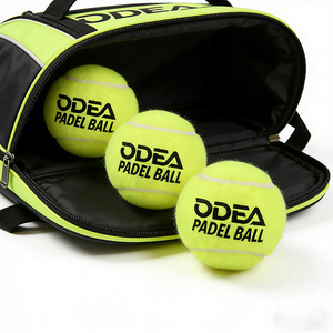 Balles de paddle-<span class=keywords><strong>tennis</strong></span> ODEA certifiées ITF FIP de haute qualité, 45 % laine, noyau intérieur en caoutchouc, rebond portable 135-145 cm, entraînement - Product Image 2