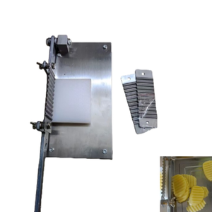 <span class=keywords><strong>Cortador</strong></span> <span class=keywords><strong>de</strong></span> <span class=keywords><strong>Patatas</strong></span> Ondulado <span class=keywords><strong>de</strong></span> Acero Inoxidable, <span class=keywords><strong>Cortador</strong></span> Manual <span class=keywords><strong>de</strong></span> Verduras y Frutas para Hacer Aperitivos Crujientes Caseros - Product Image 1