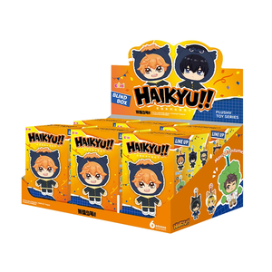 Authentique EAKI <span class=keywords><strong>Haikyuu</strong></span> Transform Series – Ensemble complet de 6 pendentifs en vinyle et peluche – Boîte mystère – Breloque de sac et porte-clés de personnage d'anime – Cadeau - Product Image 1