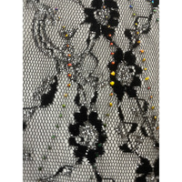 [SUA TEX] Tissu Raschel W/Dew Drop (SNF-2241) à motif de petites fleurs luxueuses, finition argentée métallique, poids moyen 65g/m, pour femmes